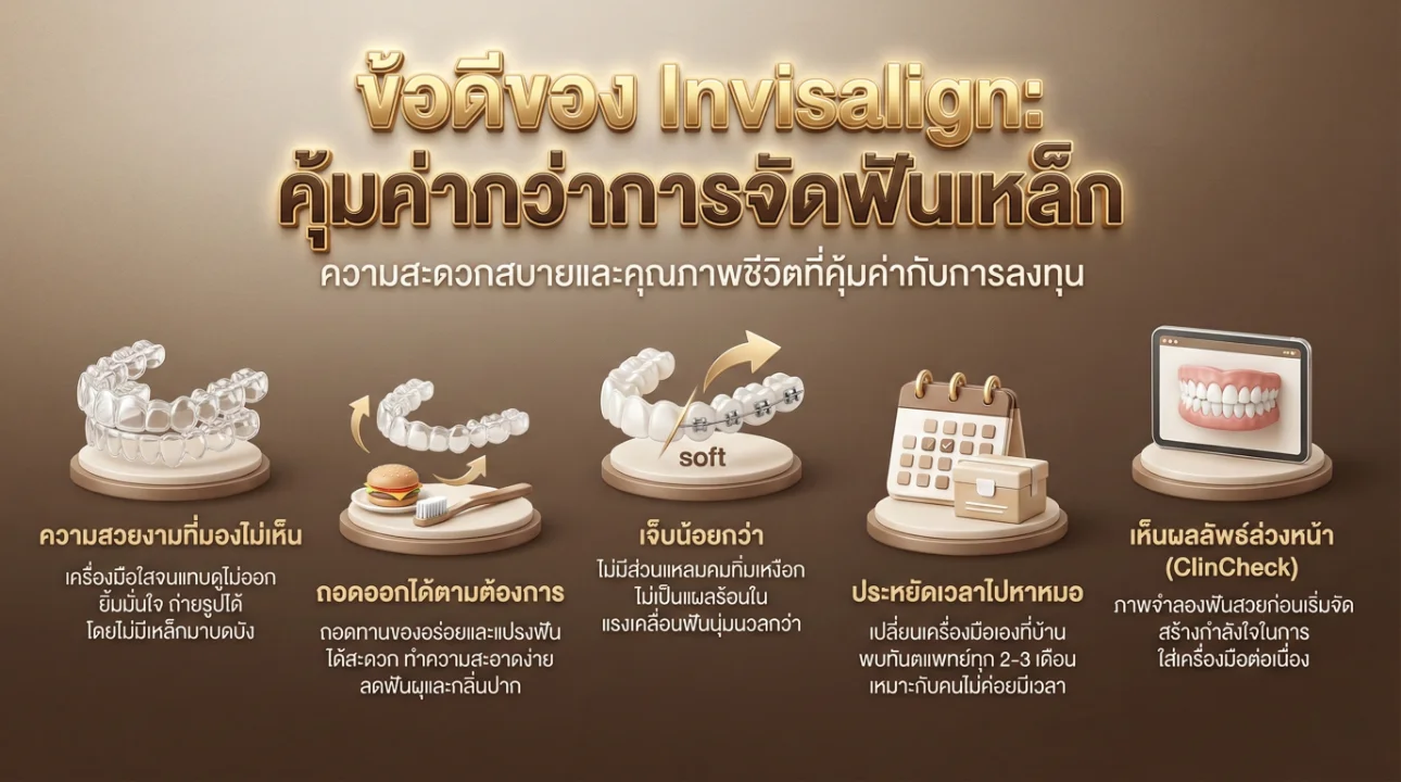 ข้อดีของ Invisalign