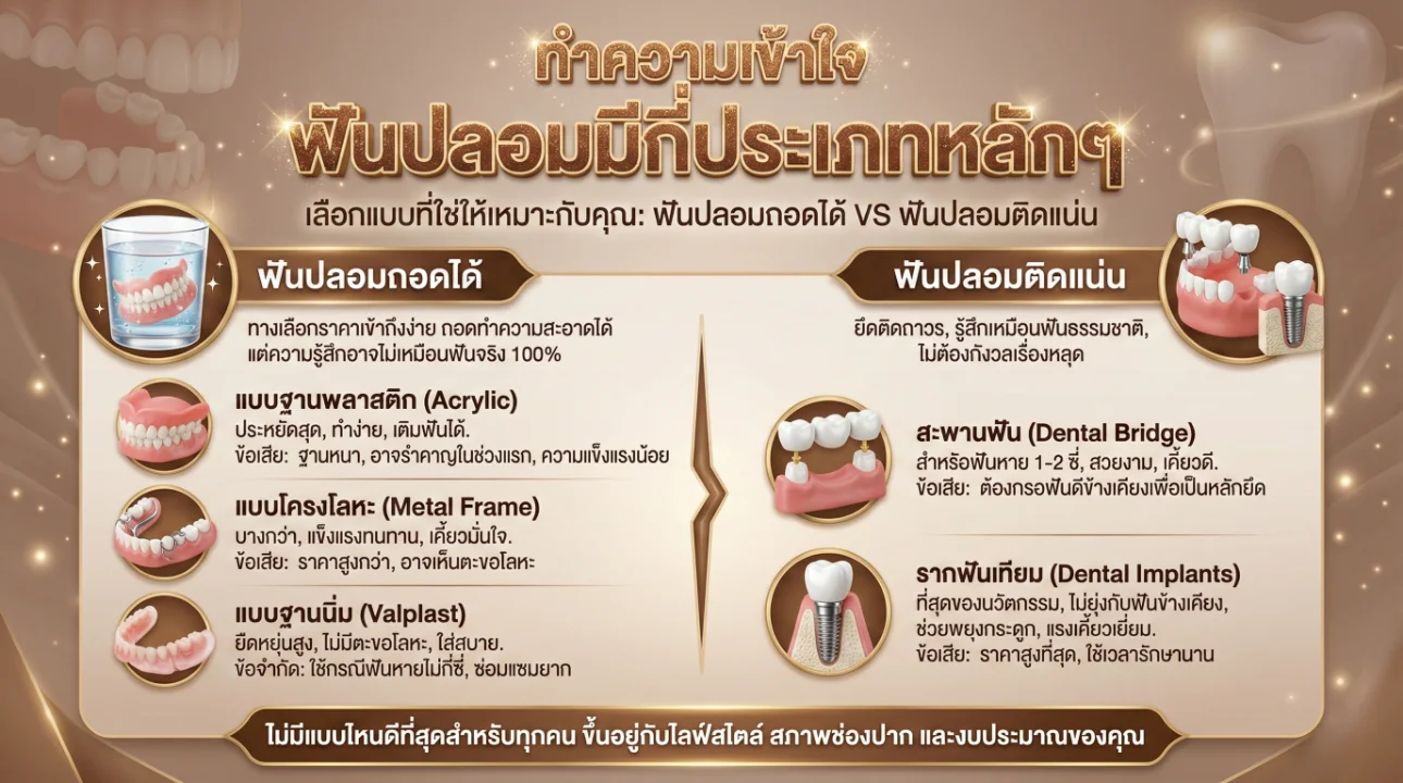 ฟันปลอมถอดได้
