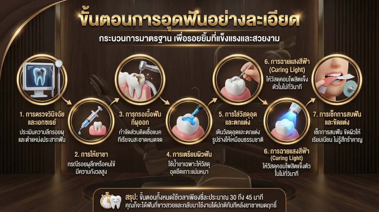 อุดฟันเจ็บไหม