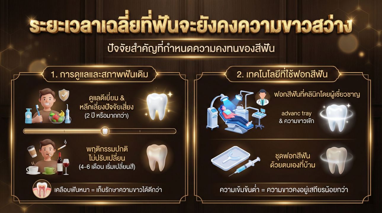 เคล็ดลับฟันขาวนาน